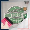stickers sous film transfert blason basketball - Nanterre 92
