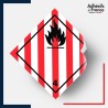étiquettes adhésives ADR Transport de matières dangereuses - Classe 4.1 -  Solides Inflammables