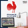 Adhésif grand format logo équipe du XV de France - France Rugby - Les Bleus