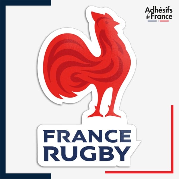 Sticker logo équipe du XV de France - France Rugby - Les Bleus