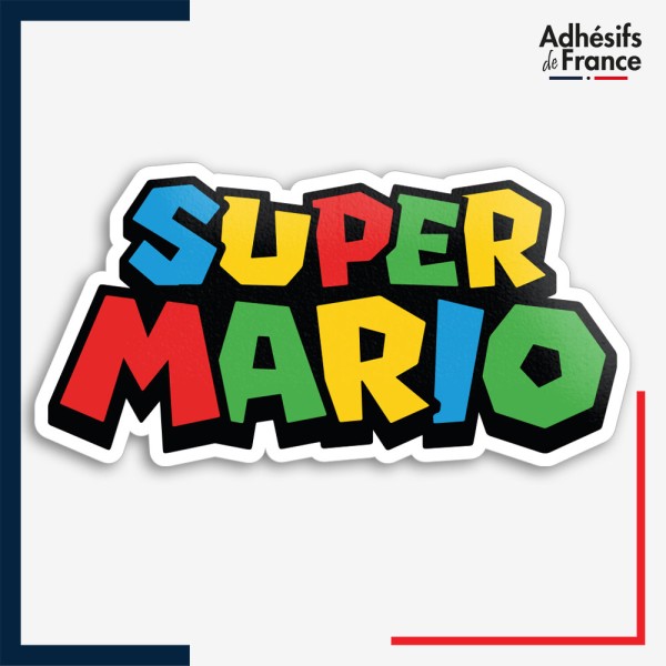 Sticker Super Mario - Logo Super Mario