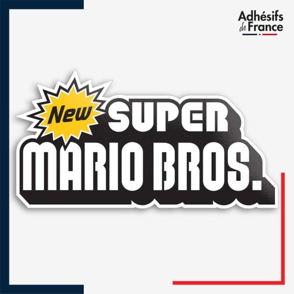 Sticker Super Mario - Logo new super mario bros.