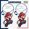 sticker sur plaque aluminium dibond ou panneau PVC Super Mario -  Paper Mario