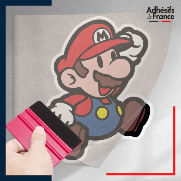 stickers sous film transfert Super Mario - Paper Mario