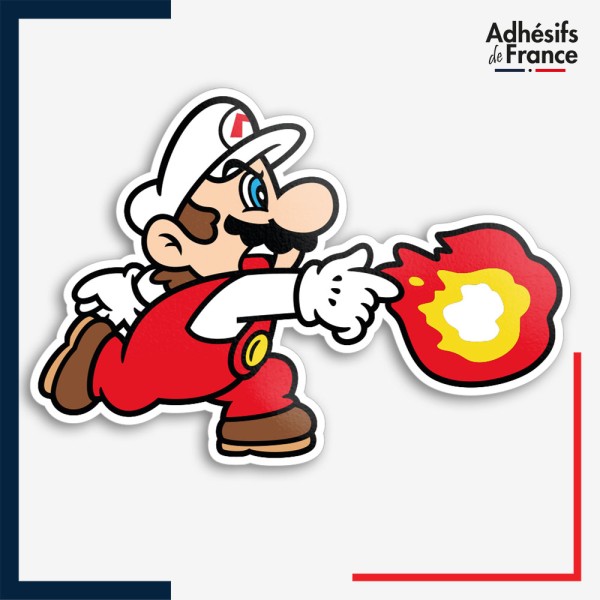 Sticker Super Mario - Mario de feu