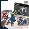 autocollant petit format Super Mario - Mario et Luigi