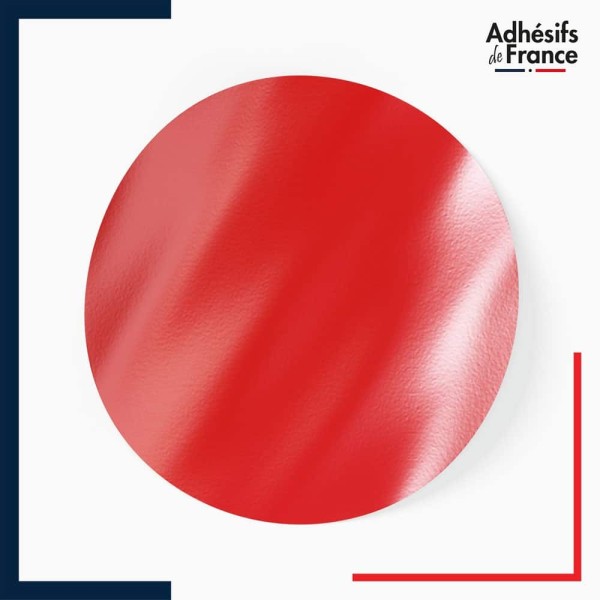 étiquette multi-usages coloris rouge