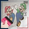 stickers sous film transfert Super Mario - Mario et Luigi