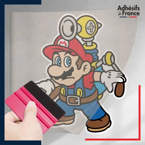 stickers sous film transfert Super Mario - Mario Sunshine