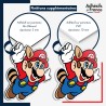 sticker sur plaque aluminium dibond ou panneau PVC Super Mario - Mario Tanuki