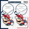sticker sur plaque aluminium dibond ou panneau PVC Super Mario - Mario volant