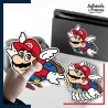 autocollant petit format Super Mario - Mario volant