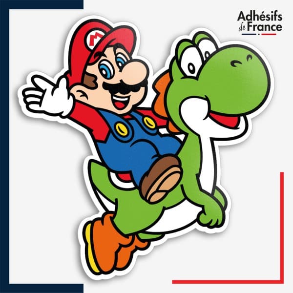 Sticker Super Mario - Mario et Yoshi