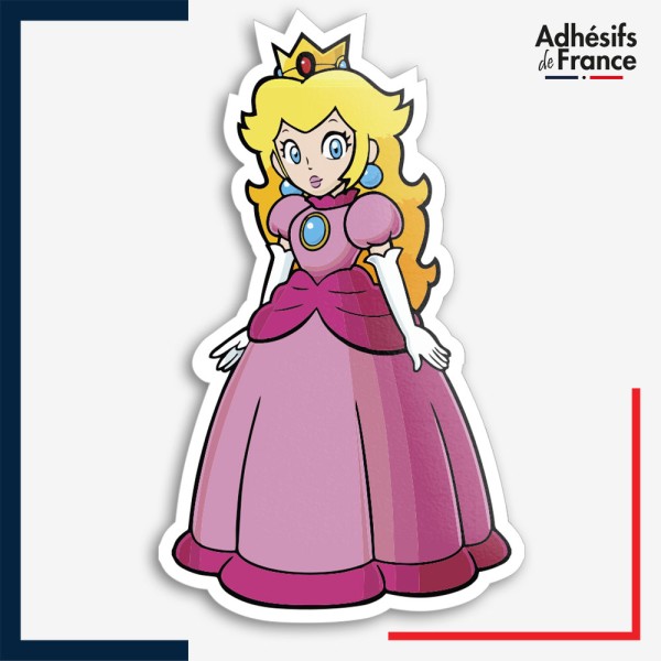 Sticker Super Mario - Princesse Peach