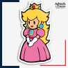 Sticker Super Mario - Paper Peach