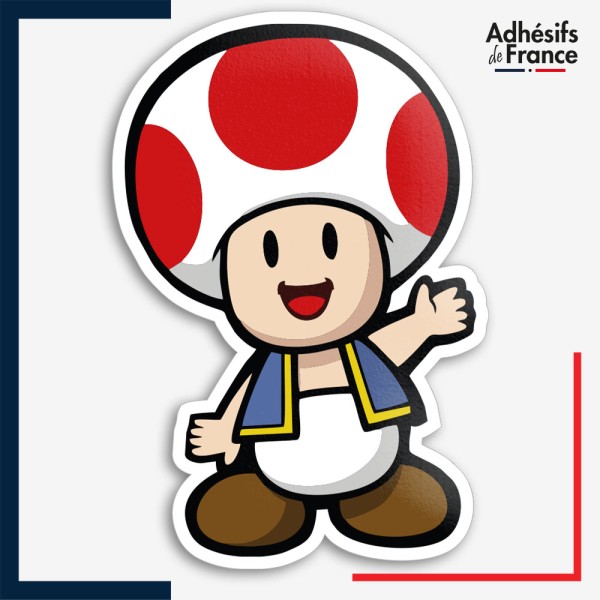 Sticker Super Mario - Toad