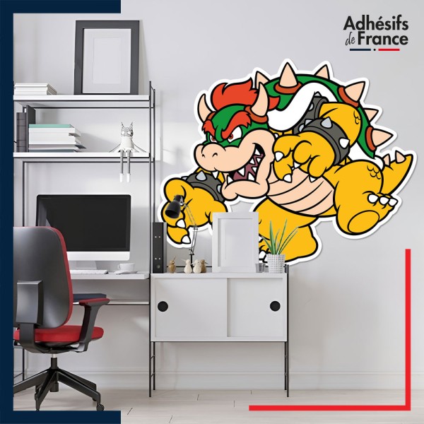 Adhésif grand format Super Mario - Bowser