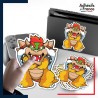 autocollant petit format Super Mario - Bowser bras croisés