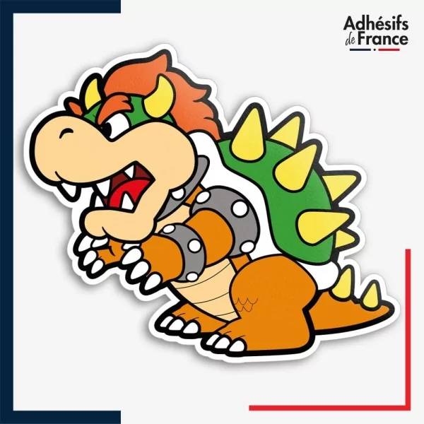 Sticker Super Mario - Paper Bowser