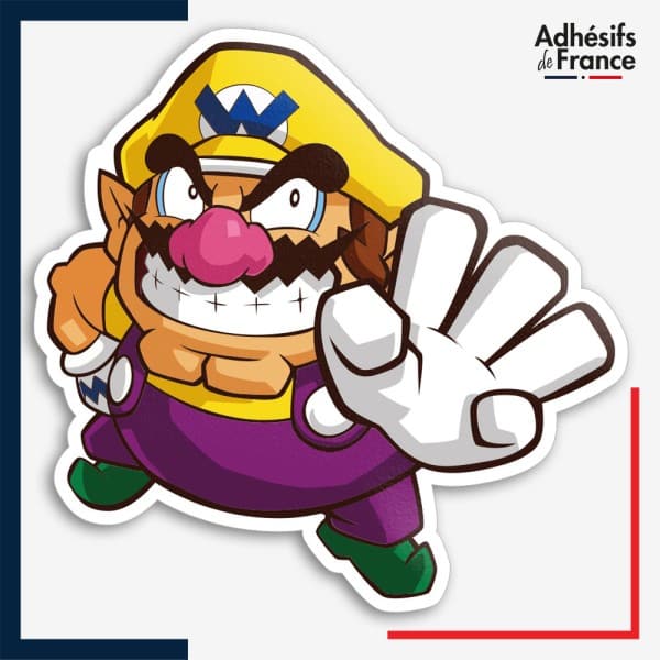 Sticker Super Mario - Wario