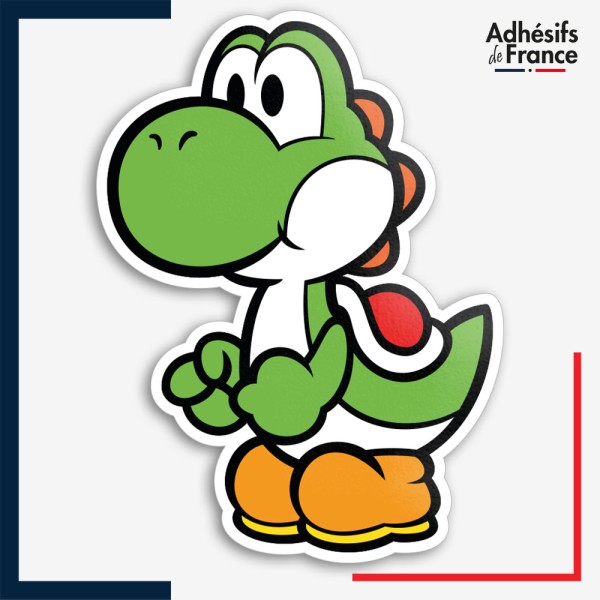 Sticker Super Mario - Paper Yoshi