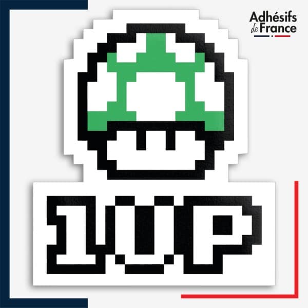 Sticker Super Mario - 1 up