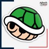 Sticker Super Mario - Carapace verte