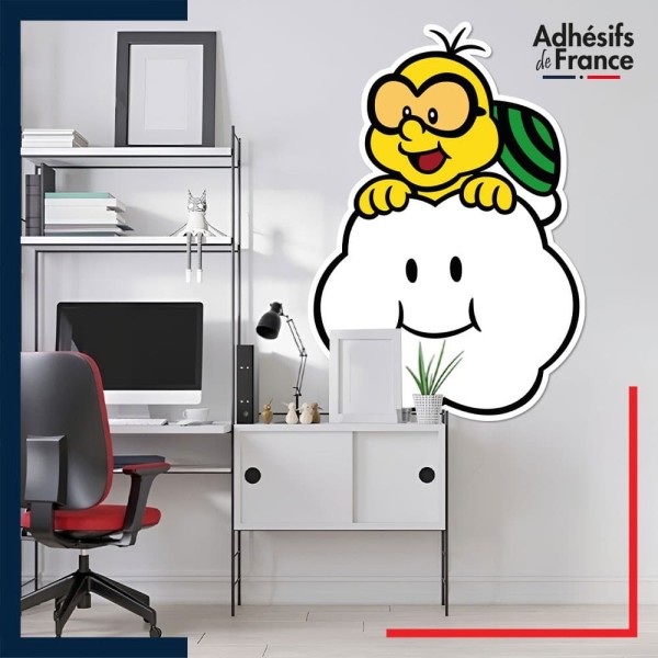 Adhésif grand format Super Mario - Lakitu