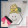 stickers sous film transfert Super Mario - Lakitu