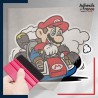 stickers sous film transfert Super Mario - Mario kart