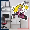 Adhésif grand format Super Mario - Peach Kart