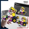 autocollant petit format Super Mario - Wario kart