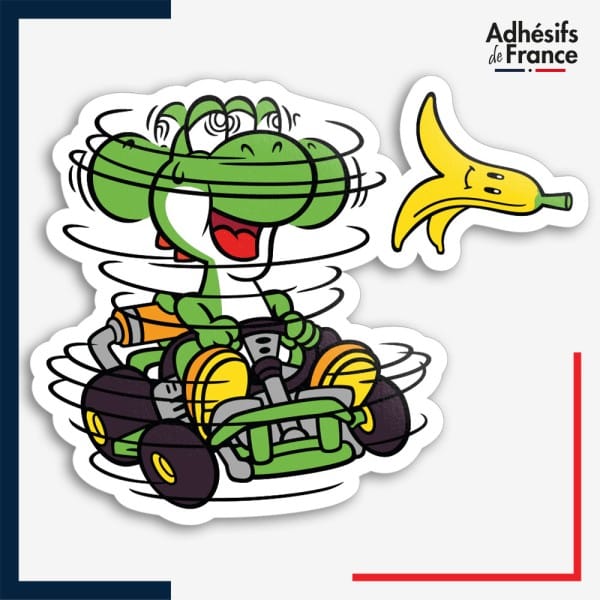 Sticker Super Mario - Yoshi kart