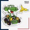 Sticker Super Mario - Yoshi kart