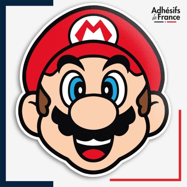 Sticker Super Mario - Mario portrait