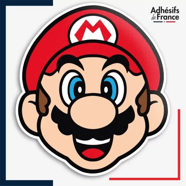 Sticker Super Mario - Mario portrait