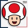 Sticker Super Mario - Toad portrait