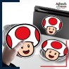 autocollant petit format Super Mario - Toad portrait