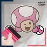 stickers sous film transfert Super Mario - Toadette portrait