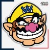 Sticker Super Mario - Wario portrait