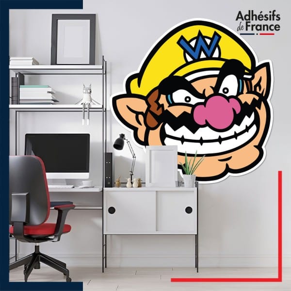 Adhésif grand format Super Mario - Wario portrait