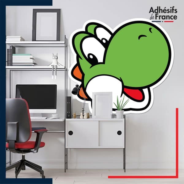 Adhésif grand format Super Mario - Yoshi portrait