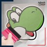 stickers sous film transfert Super Mario - Yoshi portrait