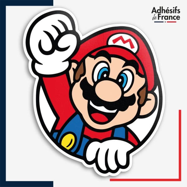 Sticker Super Mario - Cadre Mario