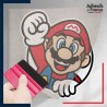 stickers sous film transfert Super Mario - Cadre Mario