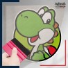 stickers sous film transfert Super Mario - Cadre Yoshi