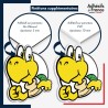 sticker sur plaque aluminium dibond ou panneau PVC Super Mario - Cadre Koopa Troopa