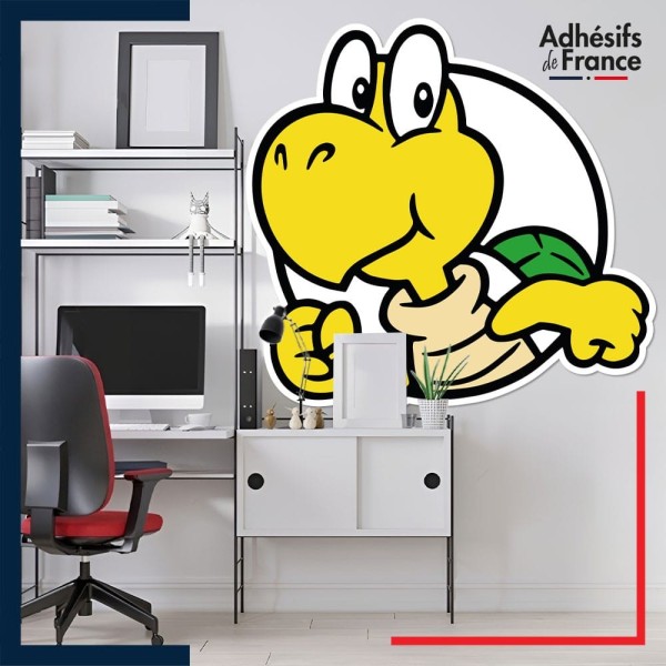 Adhésif grand format Super Mario - Cadre Koopa Troopa
