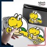 autocollant petit format Super Mario - Cadre Koopa Troopa