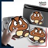 autocollant petit format Super Mario - Cadre Goomba